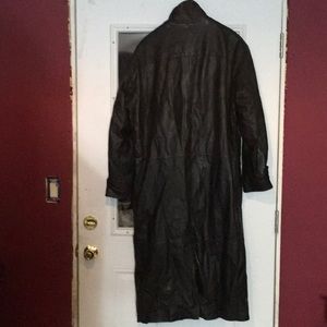 Steer Brand leather coat